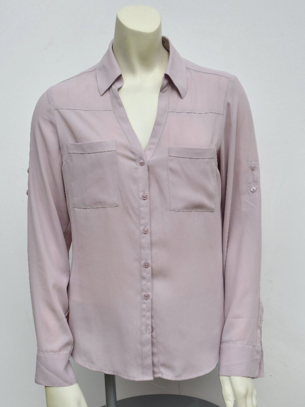 Express Portofino Shirt (XS) in mauve